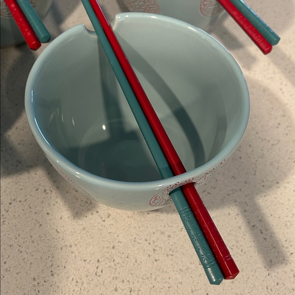 Torre & Tagus Chopsticks Bowl Set NWOT - Picture 14 of 14